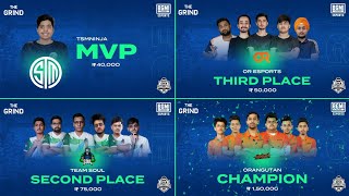 🇮🇳 BMOC The Grind Finals Champion ?🏆 || BMOC Grind Finals MVP || BMOC Finals Overall Standings