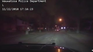 Wauwatosa Police Dashcam Video Shows Thanksgiving Chase, Crash