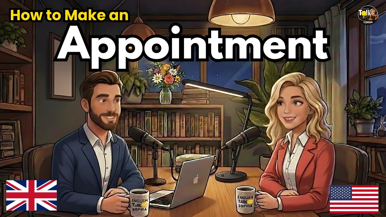 How to Make an Appointment in English | English Conversation Practice