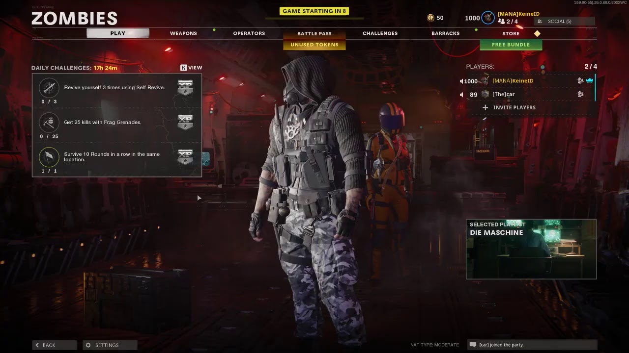 COLD WAR MODDED XP LOBBYS!!! (LEVEL 1000 + ALL WEAPONS) (INSTANT DARK