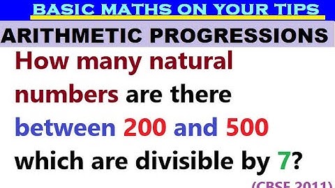 How many natural numbers are there between 200 and 500 which are divisible by 7?