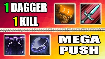 MEGA EIDOLONS PUSH + 1 DAGGER KILL | Dota 2 Ability Draft
