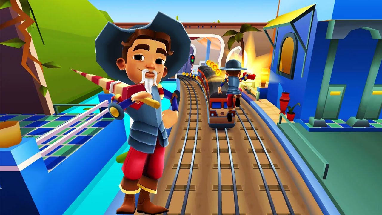 Diego Vs Punk Board Boombox, Running Together Subway Surfers