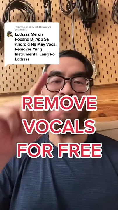 How To Remove Vocals For Free