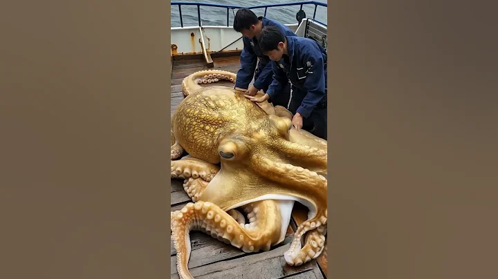 Giant Sea Octopus Caught by Fishermen! 🐙🎣#GiantSeaCreatures #FishingDiscoveries #oceanmysteries