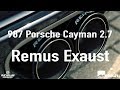 Motech performance porsche cayman 987 remus exhaust