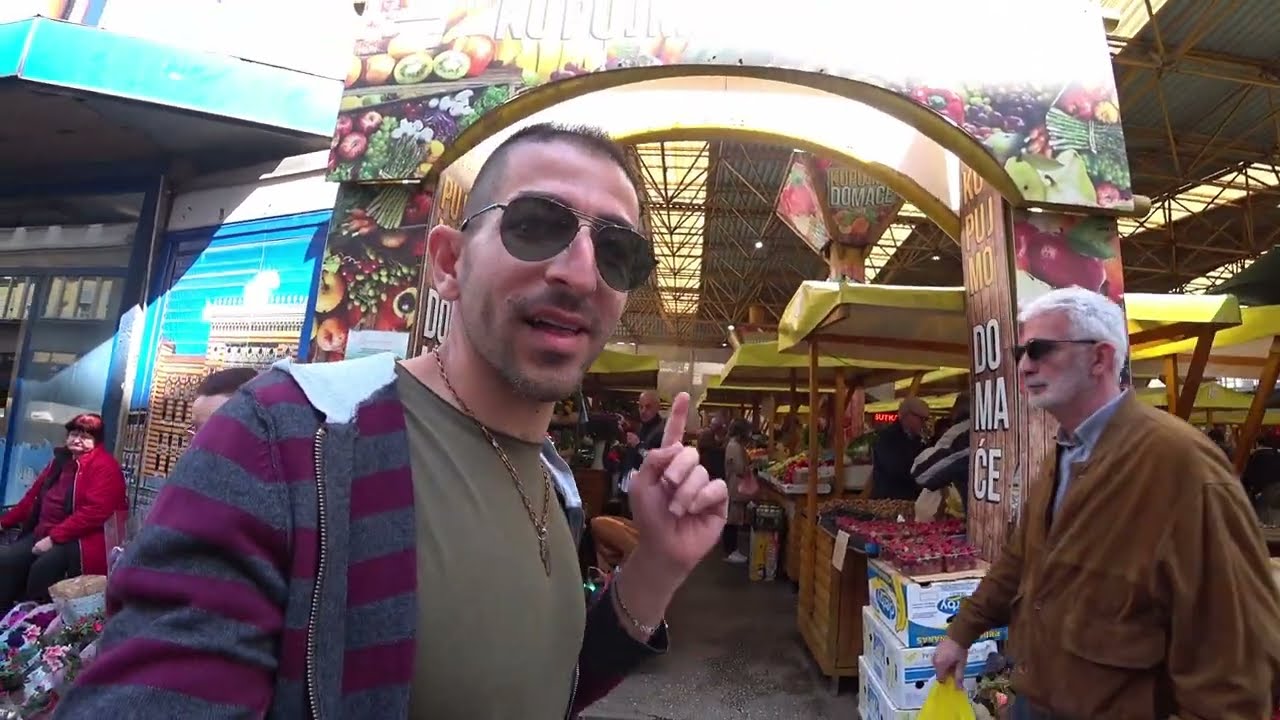 is it DANGEROUS to eat in BOSNAI? Good or great food? Bosnian Market!