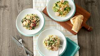 Egg Harbor (6) 10-oz Microwaveable Seafood Meals on QVC