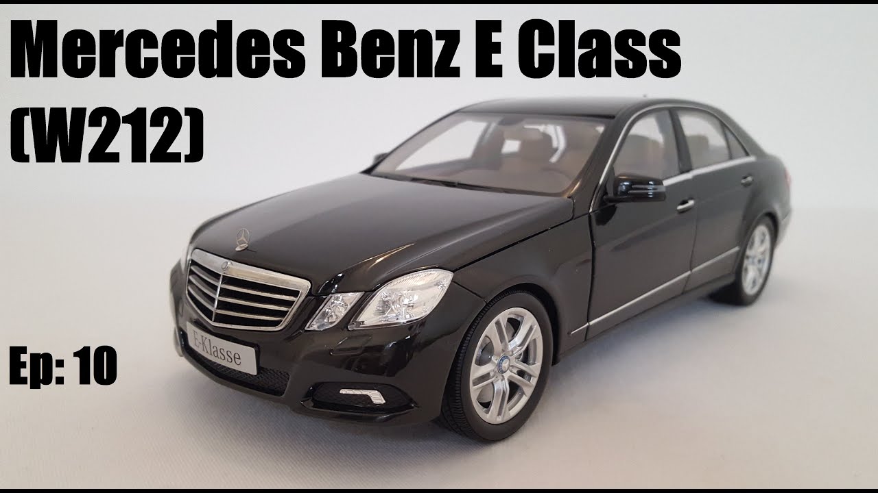 Unboxing of Mercedes Benz E Class W   1: Diecast Model by Minichamps