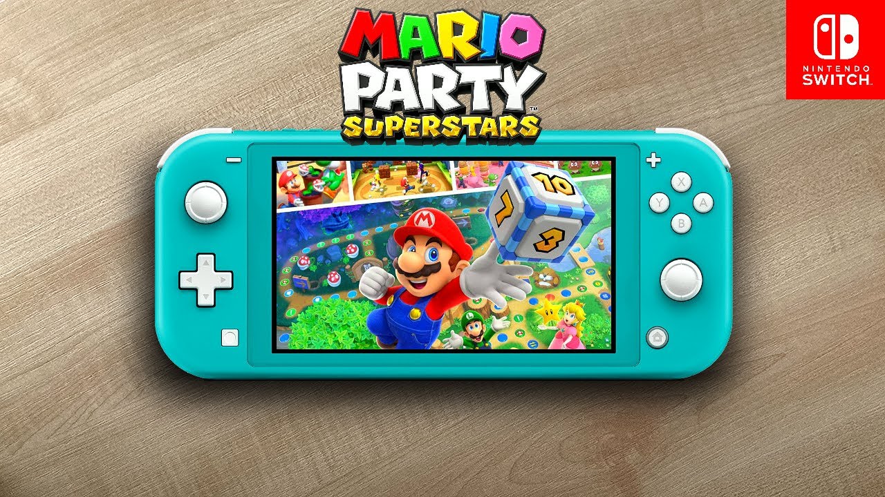 Super Mario Party on Nintendo Switch Lite Gameplay 
