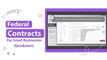 QUICK START: How to Find Government Contracts for Small Businesses