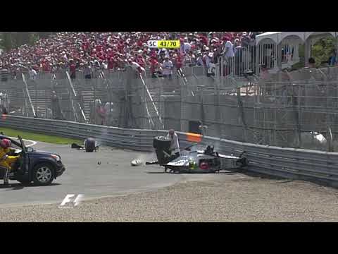 Olav Mol - F1 2007 Canada - Zware crash Robert Kubica