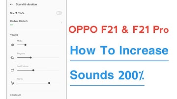 OPPO F21 & F21 Pro How To increase Sounds 200%