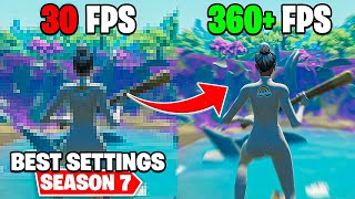 Fortnite season 7 settings guide! - fps boost, less ping, more!today i
show you guys the best that will give most fps, les...