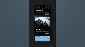 🌆 SwiftUI Parallax City Explorer - Urban Collection Experience