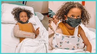 NAIYA BROKE HER ARM!!