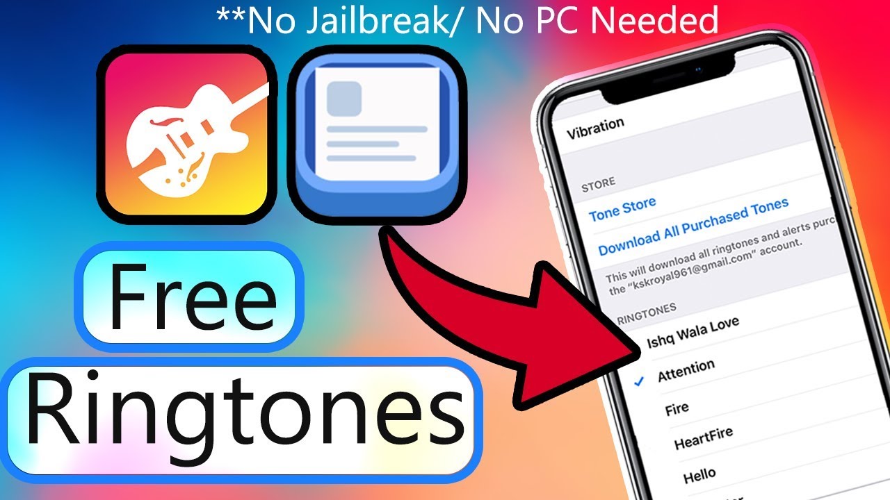 How To Set Any SONG RINGTONE On iPhone Free ? - YouTube