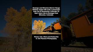 DSNGRR 493 Departing Rockwood CO