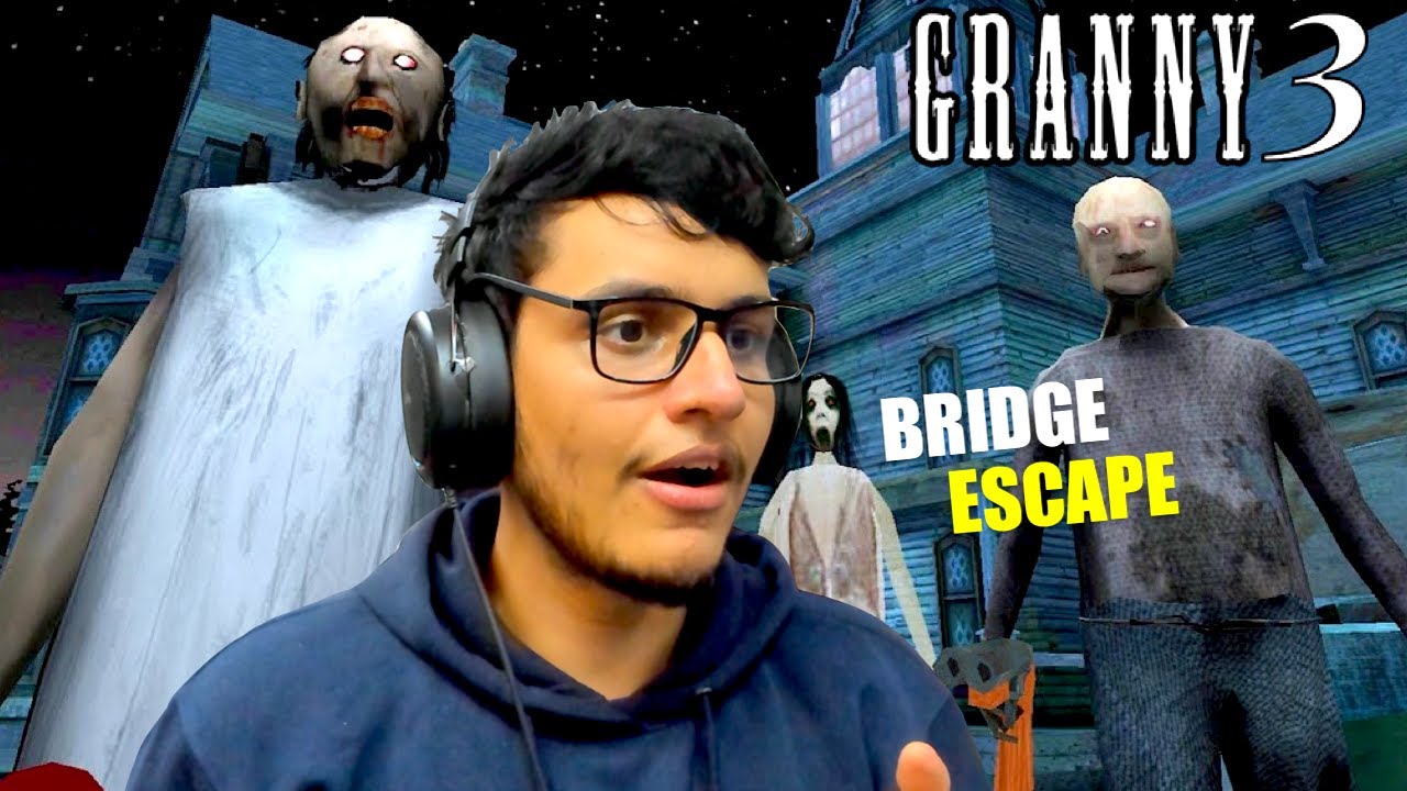 Granny 3 Bridge Escape but Grandpa and Granny have 900 IQ