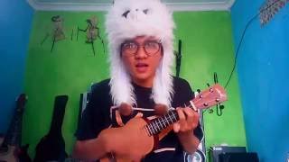 Video thumbnail of "Nike Ardila - Bintang Kehidupan Cover Deny Kentrung  ( Ukulele )"