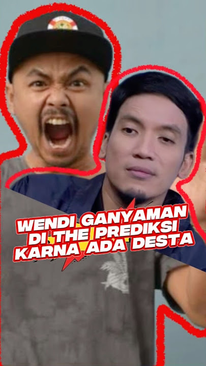 WENDI KESEL SM DESTA #desta #wendicagur #talkshow