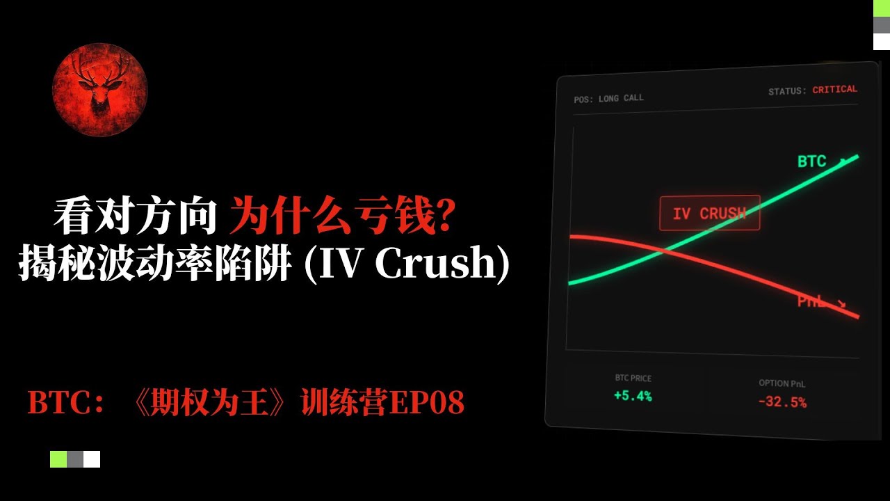 Vega：普通人赌方向，顶层交易员赌什么？《BTC期权为王》第八集