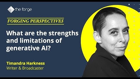 What are the strengths and limitations of generative AI?