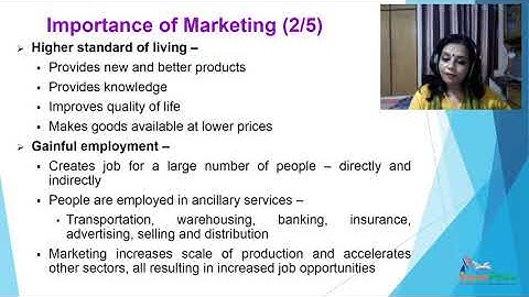 Principles of Marketing Module 1 Lecture 2