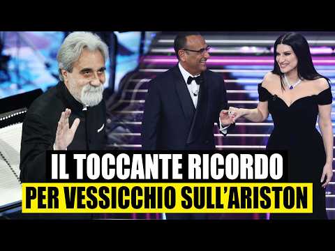Video SANREMO 26: TOCCANTE RICORDO PER VESSICCHIO E COSTANZO, STANDING OVATION ARISTON
