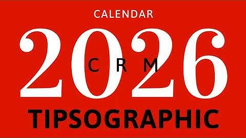 [FREE] Excel / Google Sheets CRM Calendar Template 2026