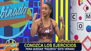 Ejercicios Para Mamis Rocío Miranda Nos Muestra Una Rutina Para Recibir El Verano