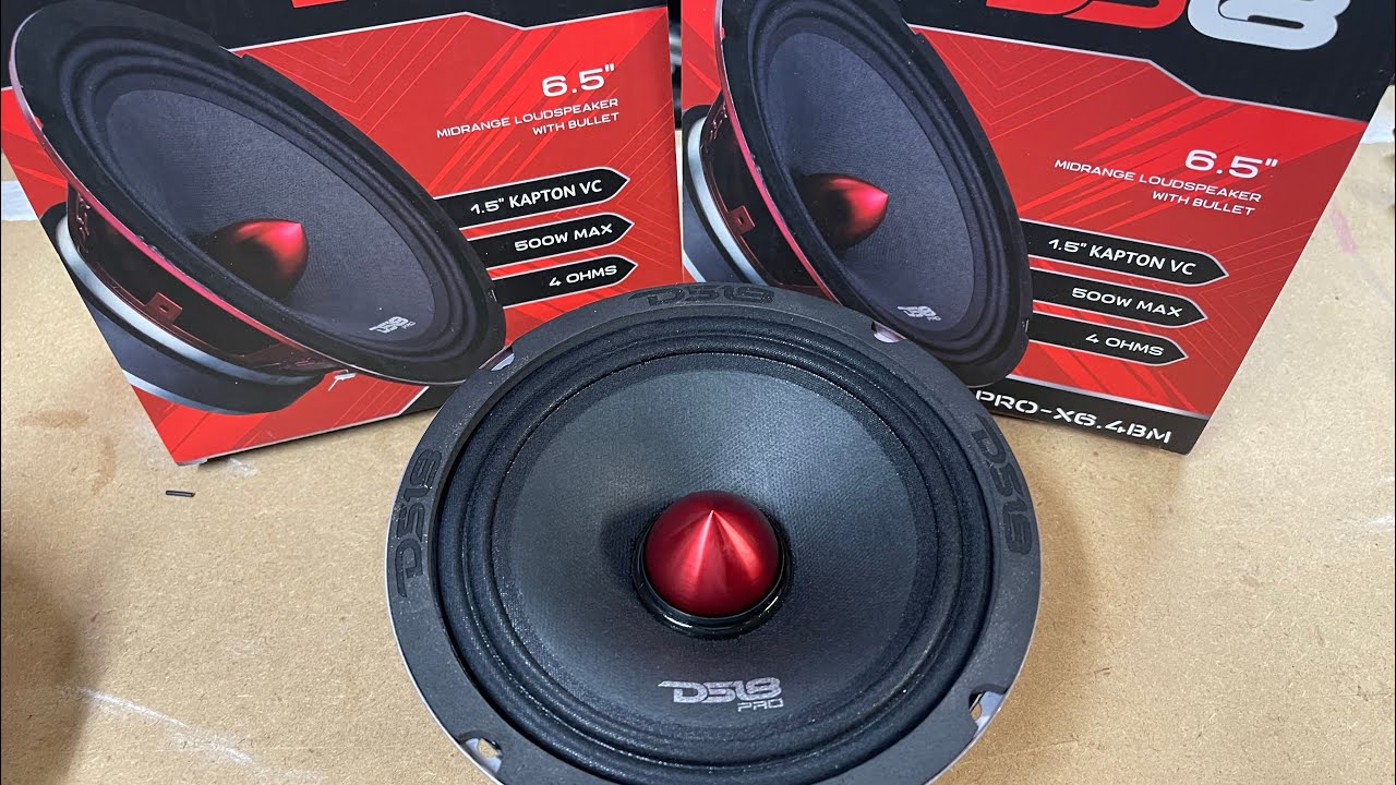 DS18 PRO-X6.4BM Loudspeaker - 6.5", Midrange LoudSpeaker Low RMS Power