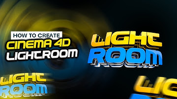 How To Make A Lightroom in Cinema 4D | 3D Text Reflections Tutorial