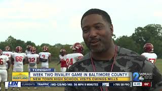 New Town faces Owings Mills in early season rivalry game