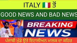 3 SEPTEMBER 2022. BREAKING NEWS UPDATES FROM ITALY. GOOD NEWS AND BAD NEWS FROM ITALY