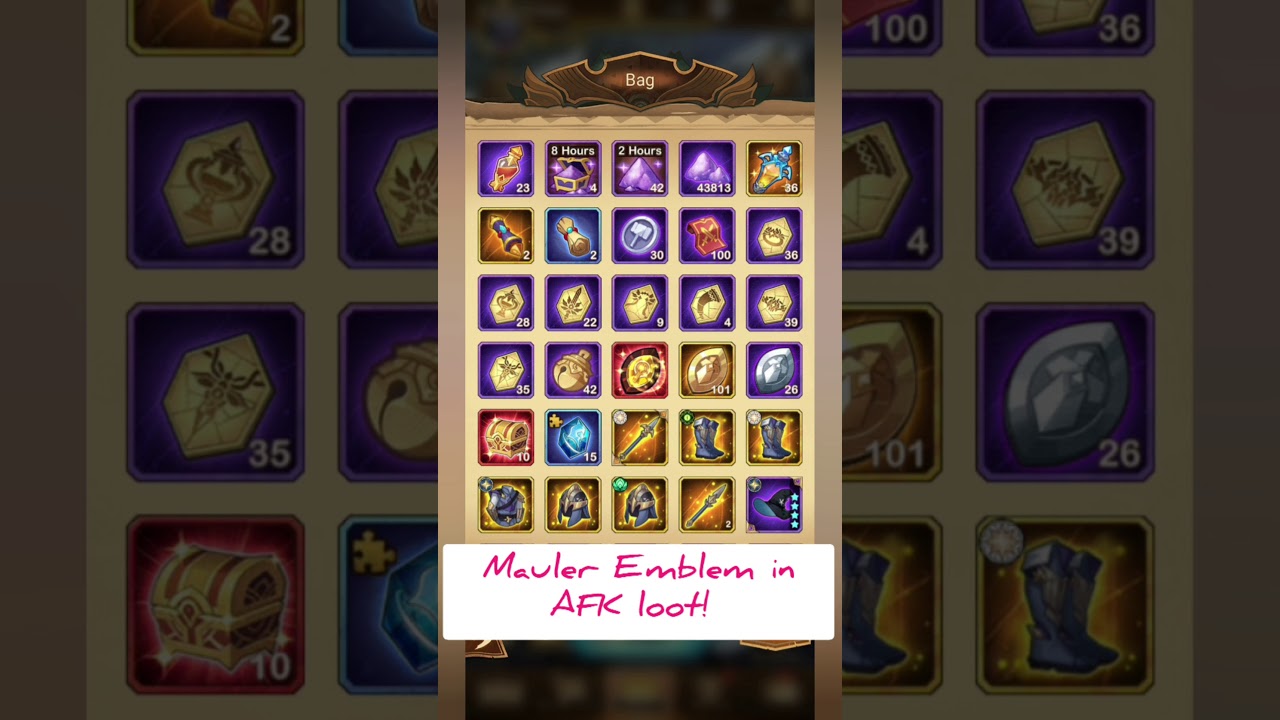 Easy Trick for Better Rewards! AFK Arena Faction Emblem, Mythic Gear