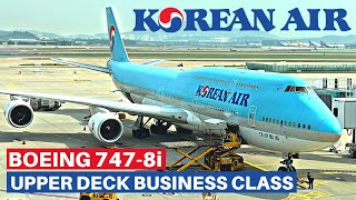 KOREAN AIR BOEING 747-8i (BUSINESS CLASS) | Seoul - Paris