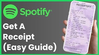 How To Do Spotify Receipt !