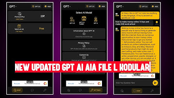 New Updated GPT AI Aia File |Mit App inventor| Kodular