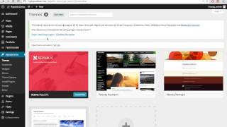 Republic WordPress Theme - Install from WordPress