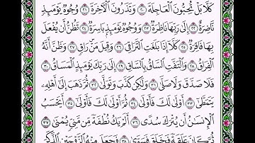 سوره القيامه بصوت الشيخ ماهر المعيقلي من 20 إلى 40