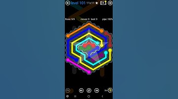 How To Solve Flow Free Hexes Variety Pack Level 101 Board Walk Through Solution Walkthrough