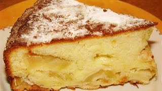 Классический рецепт шарлотки с яблоками.