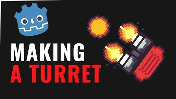 Make a 2D TURRET in Godot In UNDER 5 MINUTES