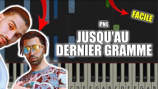 PNL - Jusqu'au dernier gramme | Vidéo Piano Tutoriel Facile Instrumental RAP (Piano Facile France)