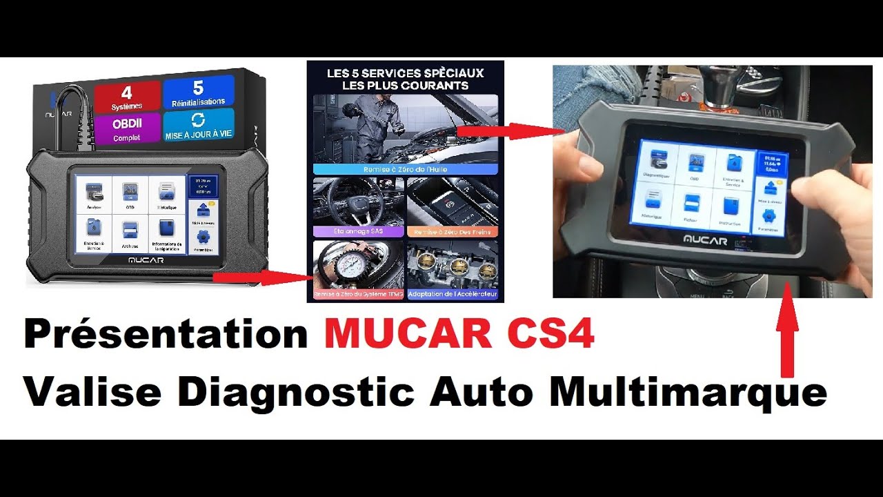 Presentation MUCAR CS4 Multi-brand Auto Diagnostic Suitcase 