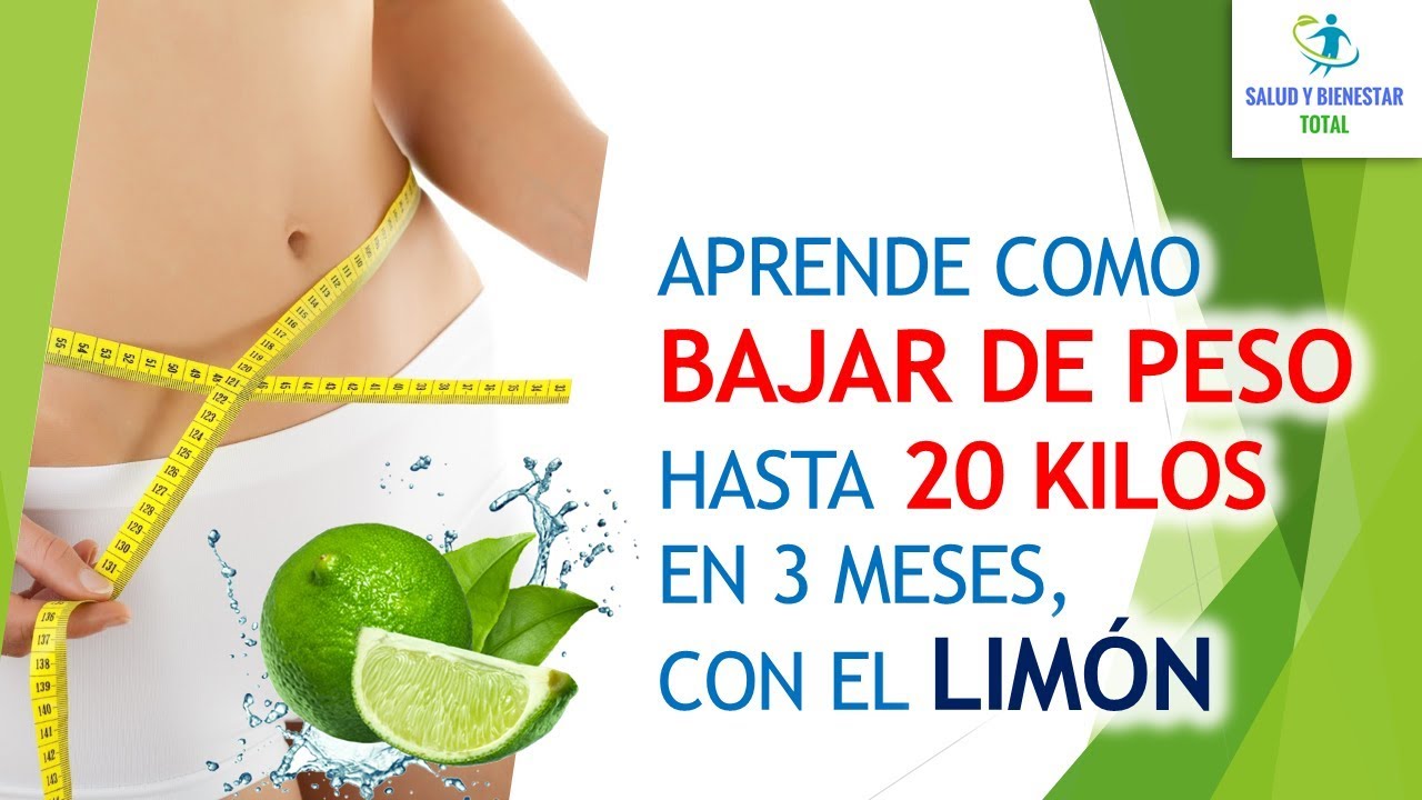 APRENDE COMO BAJAR DE PESO HASTA 20 KILOS EN 3 MESES CON UNA RECETA DE