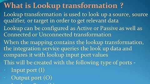 Informatica Interview Questions and Answers for freshers and experienced– Part 1