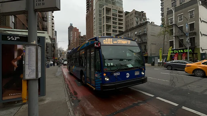 4K 2025: MTA Bus Company 2023-24 Novabus LFS #9233 On The Q101