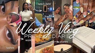 Pre-Law Diaries | Weekly Vlog: I working, maintenance day, pilates, let’s chat, & more!✨